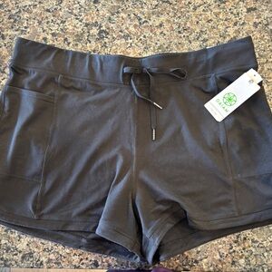 GAIAM black shorts. NWT